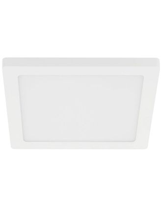 Eglo Eglo Trago 1 Light Integrated Led Square Ceiling /Wall Light With White Finish & White Acrylic Shade