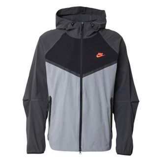 Nike Tech Windrunner Geweven Jas In Rookgrijs