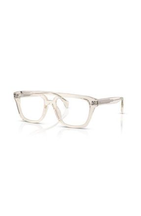 Moncler 53mm Rectangle optical glasses in Brown at Nordstrom