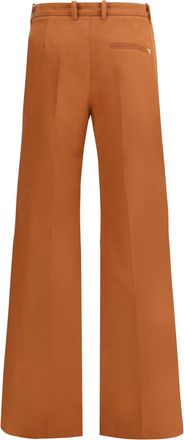 Chlo&eacute; Flare Denim Jeans - Brown