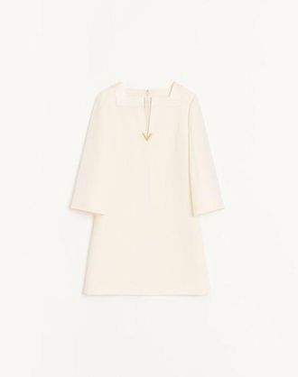 Valentino Crepe Couture Short Dress Wo
