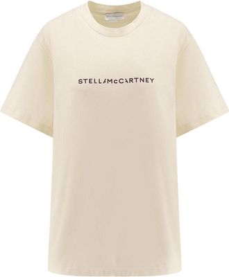 Stella McCartney Cotton t-shirt with logo print