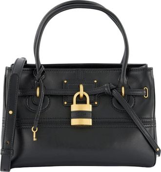 Chlo&eacute; Dames, Tassen, Zwart, Maat: ONE Size Katoen