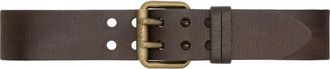 Saint Laurent Motorcycle Belt - Dames - Riemen - Bruin - 80 CM - Leer - Accessoires
