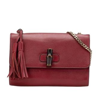 Gucci Pre-owned Cross Body Bags, female, Red, Size: ONE SIZE Pre-owned Vintage Cross Body Bag
