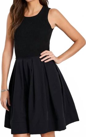 Nic+Zoe Dani Mini Dress In Black Onyx