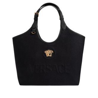 Versace Medusa-appliqu&eacute; Tote Bag
