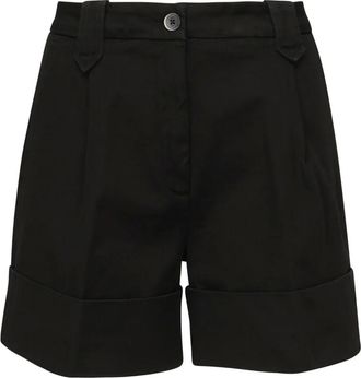 Fay Bermuda con pieghe - Nero