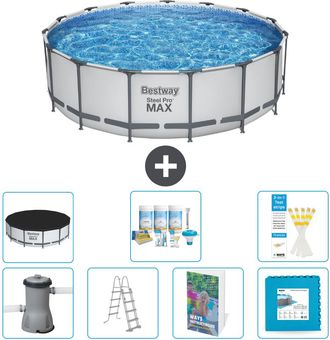 Bestway Piscina Bestway Steel Pro Max Redonda - 488x122 Cm - 8-piezas S536
