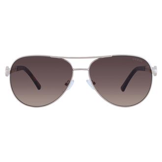Guess Brown Gradient Pilot Ladies Sunglasses GF6088 32F 60