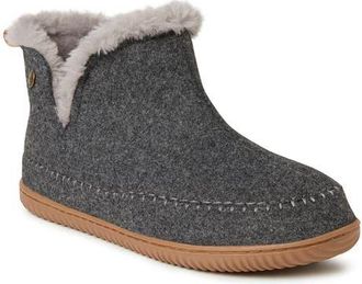 Dearfoams Brixen Bootie Slipper in Dark Heather Grey at Nordstrom, Size 10