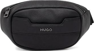 HUGO BOSS Marsupio in pelle - Nero