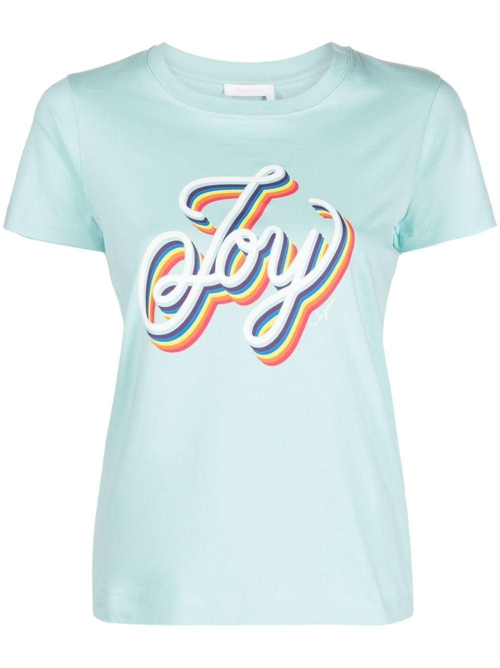 SEE BY CHLOÉ: cotton T-shirt - Pink | See by Chloé t-shirt