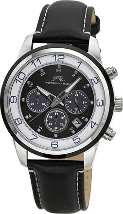 Porsamo Bleu Mens Arthur Genuine Leather Band Watch 1091GARL