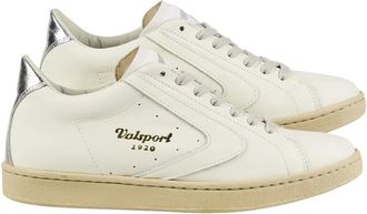 Valsport Schoenen, Dames, Wit, 37 EU, Gewatteerde Tong Bianco Argento Sneakers