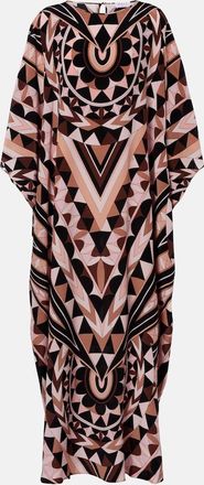 Pucci Manuba silk cr&ecirc;pe de chine kaftan