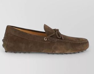 Tod's leather boat shoes