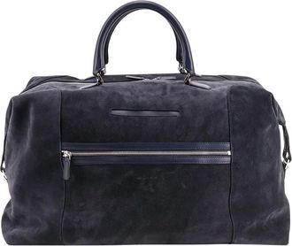 Kiton Weekend Bags, male, Blue, Size: ONE SIZE Weekend Bag