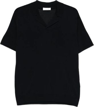 Roberto Collina Polo - Heren - Polos - Blauw - XL - Tops