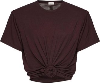 Magda Butrym T Shirt With Knot