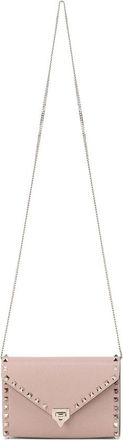 Valentino Rockstud Small Crossbody Bag - Dames - Schoudertassen - Roze - ONE Size - Leer - Tassen