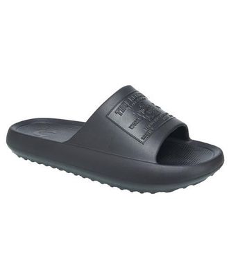 True Religion Wayne Logo Single Slide in Black at Nordstrom, Size 11