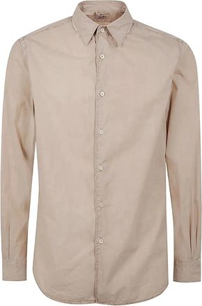 Aspesi Katoenen button-up overhemd - Beige