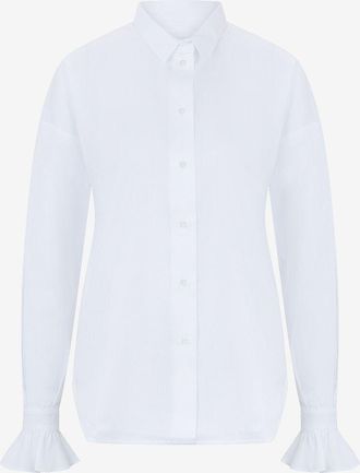 Britt Sisseck Bluse mit ausgestellten &Auml;rmeln aus Baumwolle Uma