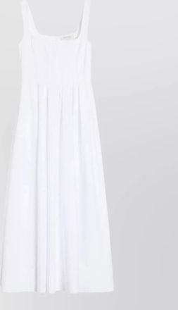 Sportmax spxgiro long cotton canvas dress