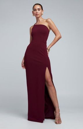 BWLDR Boston Maxi Dress in Burgundy at Nordstrom, Size 10