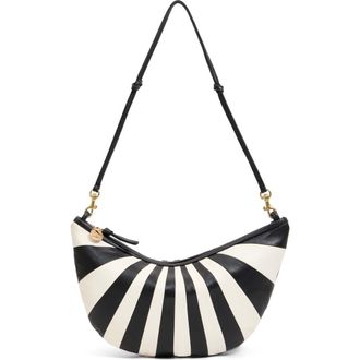 Clare Vivier Lune Shoulder Bag in Black/Cream Sunburst Nappa at Nordstrom Rack