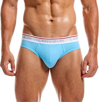 Generic Mens Ball Pouch Underwear Boxer Briefs Boyshort Jockstrap Bulge Enhancer Athletic Male Solid Color Hammock Pouch for Men Comfort Sports Lightweight Ru