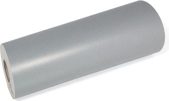 Emuca Tappeto goffrato antiscivolo per cassetti, punteggiato, lunghezza 2000x48cm, Tecnoplastica, Grigia - Grigia - Emuca