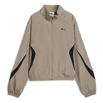 Puma (WMNS) PUMA Sport Relaxed Woven Jacket Mouse Gray 694049-81