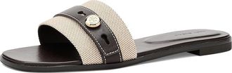 Tory Burch Romy Slides Womens Sandals Natural : 7.5 M, Leather