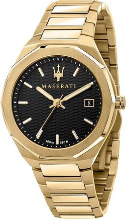 Maserati Mens Horloge R8853142004 Gold Stainless Steel - One Size