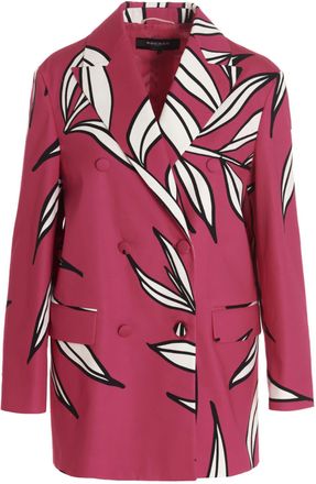Rochas Floral Print Blazer Jacket