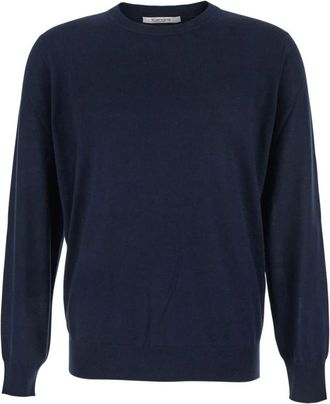 KANGRA Rondgebreide trui - Heren - Ronde hals truien - Blauw - 2XL - Truien & Vesten