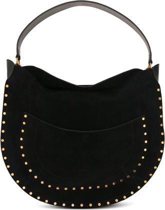 Isabel Marant Stud-trim Suede Shoulder Bag