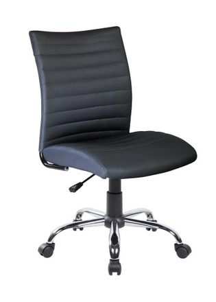 Serena Serena - Silla De Oficina Newcastle, Silla Operativa, Asiento De Oficina Ergon&oacute;mico, 54x48h90/100 Cm, Negro