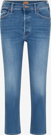 Mother Ausgewaschene Jeans mit geradem Bein aus Baumwolle und Modal The Tomcat