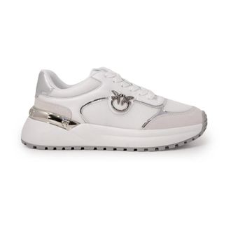 Pinko Sneakers, female, White, 8 UK, Calf Trainers - Spring/Summer Collection