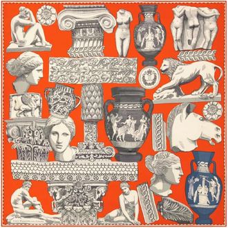 Inou&iuml; Editions Silky Scarves, unisex, Multicolor, Size: ONE SIZE Archive 130 Carr&eacute;