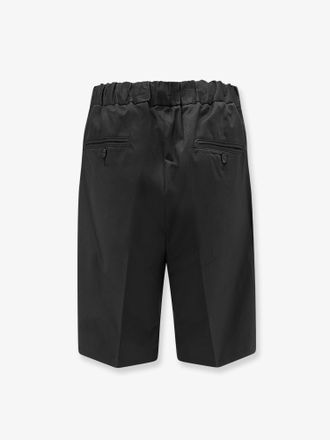 Hev&ograve; Mens Shorts Torre Lapillo Black Cotton