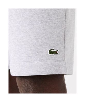 Lacoste Mens fleece shorts - Silver Cotton - Size X-Large