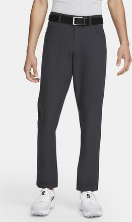 Nike Tour Five-Pocket Slim Golf Pants in 070 Dark Smoke Grey/black at Nordstrom Rack, Size 34 X 30