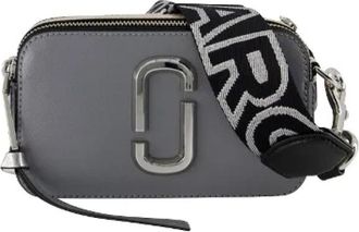 Marc Jacobs Leren Crossbodytas - Dames - Schoudertassen - Grijs - ONE Size - Leer - Tassen