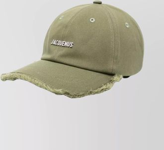 Jacquemus artichoke cap eyelet vents frayed brim