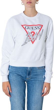 Guess Dames Sweatshirt In Wit