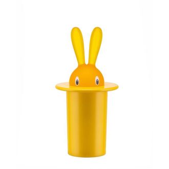 Alessi A di Alessi - ASG16 Y - Magic Bunny Portastuzzicadenti in resina termoplastica, giallo